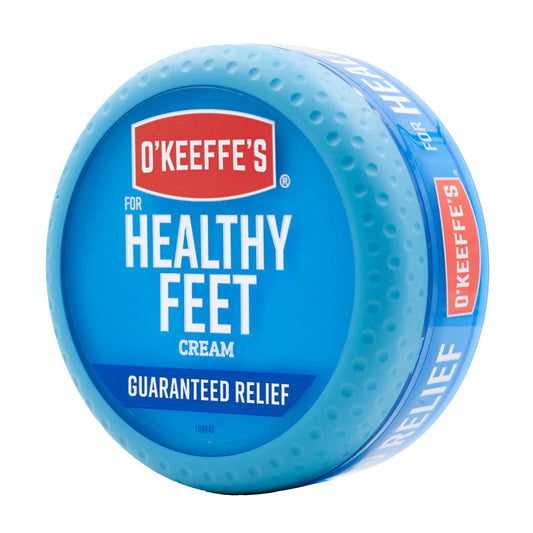 O'Keeffe's for Healthy Feet Foot Cream; Guaranteed Relief for Extremely Dry; Cracked Feet; Instantly Boosts Moisture Levels; 3.2 Ounce Jar; (Pack of 1) 3.2 Ounce (Pack of 1)